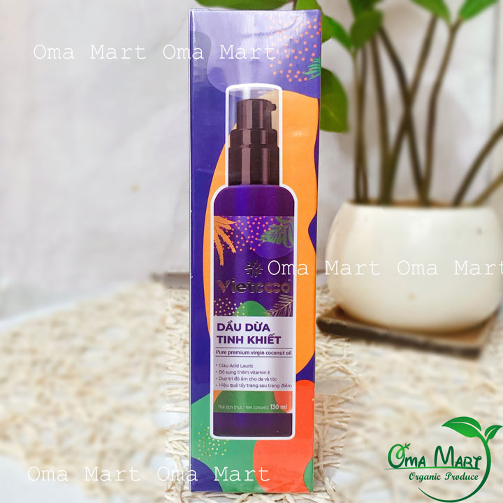 Dầu dừa hữu cơ Vietcoco chai xịt 130ml