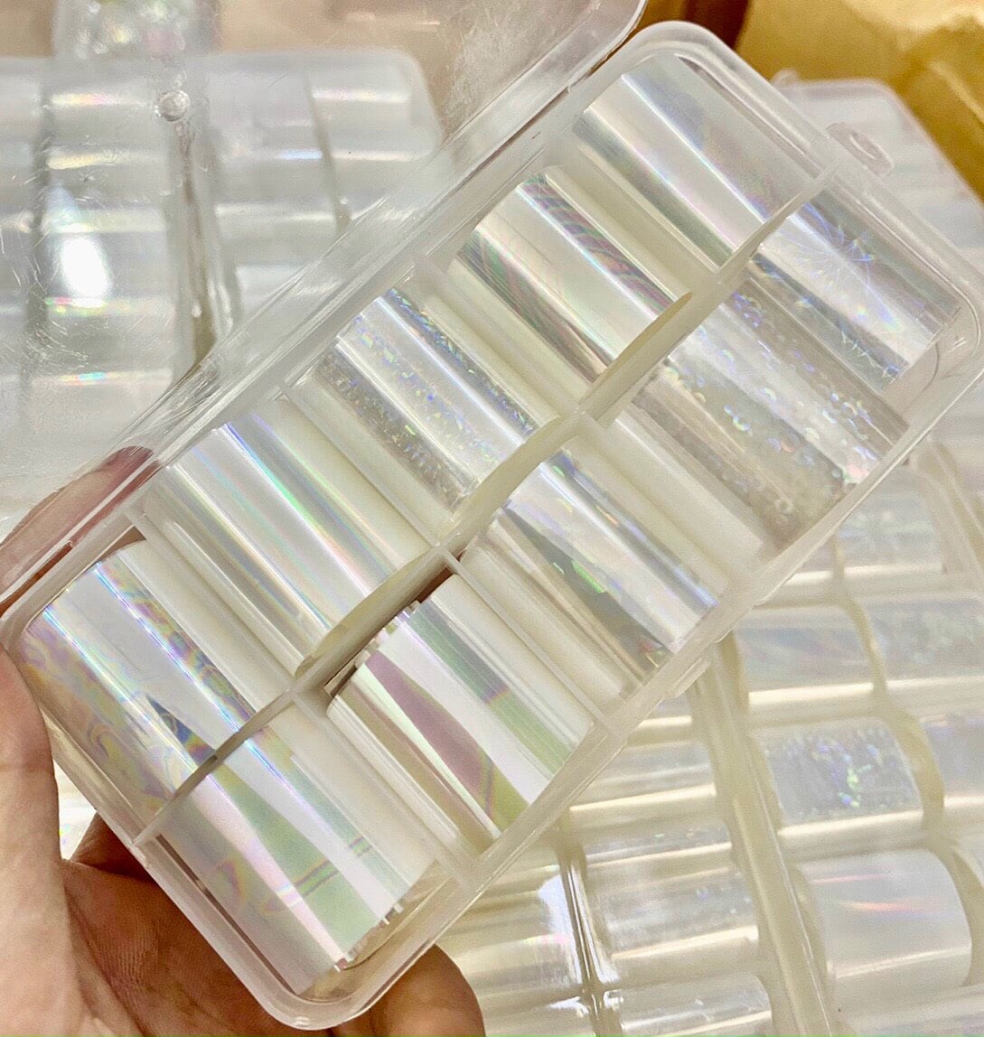 Foil Bạc trang trí móng - Mini Nails