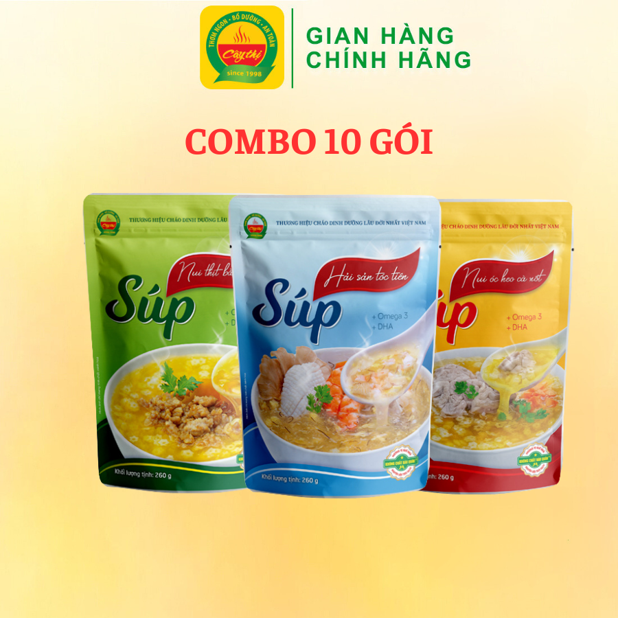 Combo 10 Gói Súp Dinh Dưỡng Cây Thị