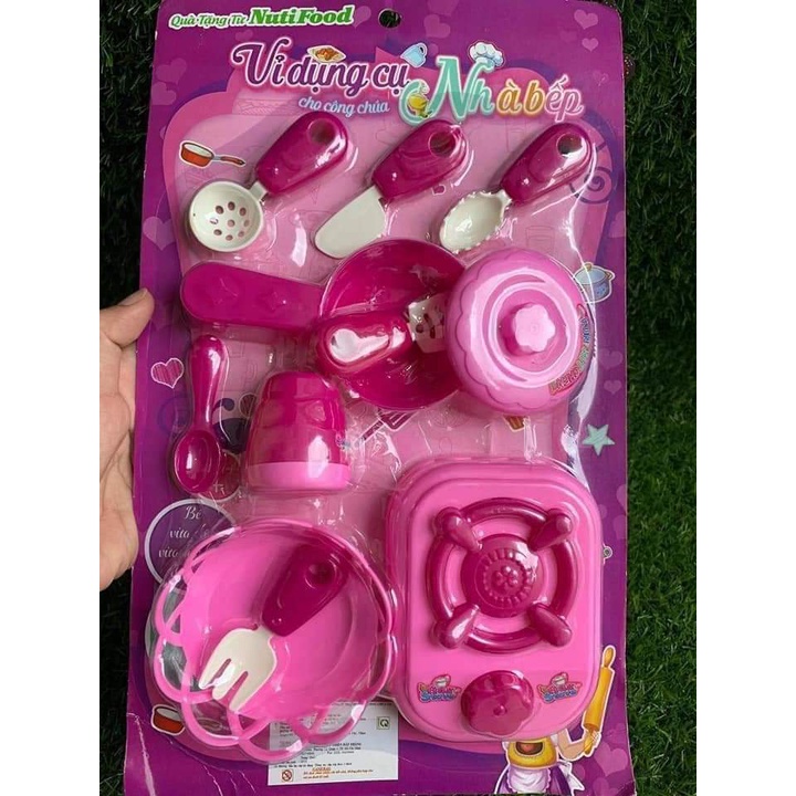 Bộ đồ dụng cụ đồ chơi nhà bếp cho bé, đồ chơi trẻ em