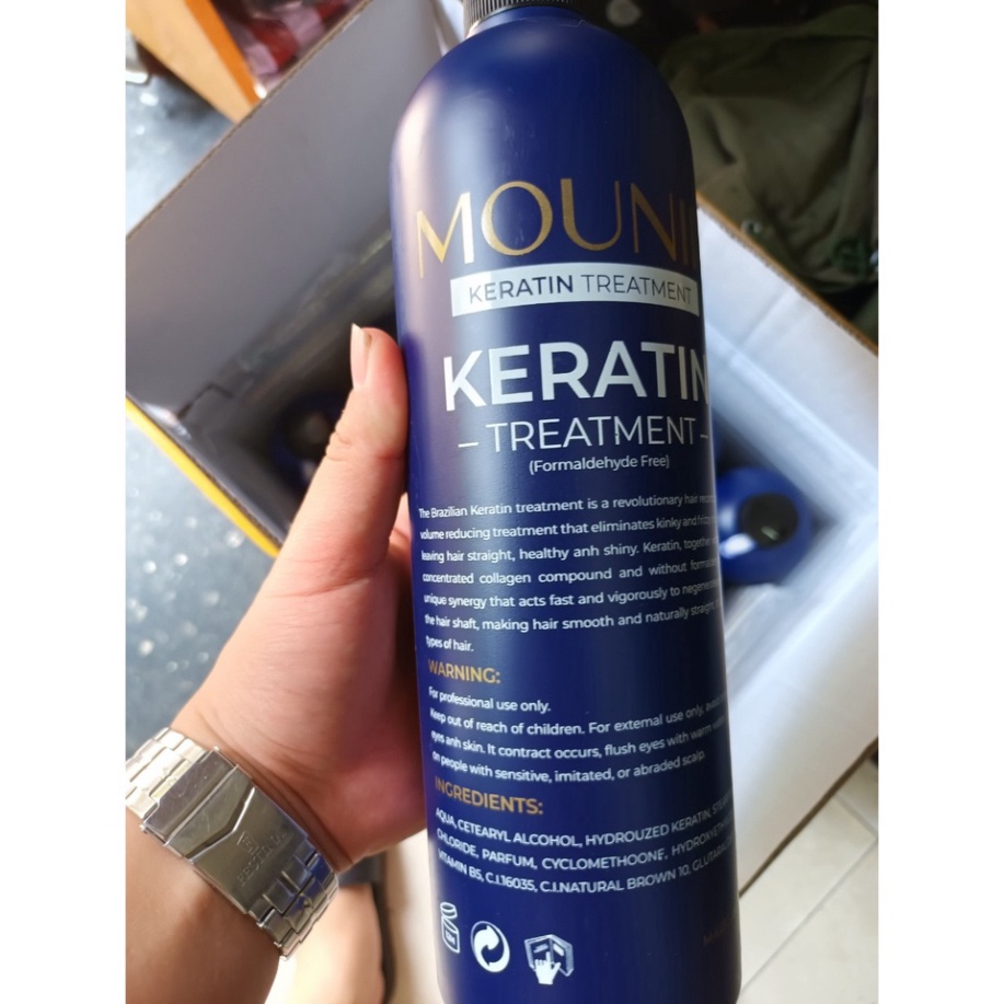 Hấp Siêu Phục Hồi Mounir Keratin Treatment 1000ml