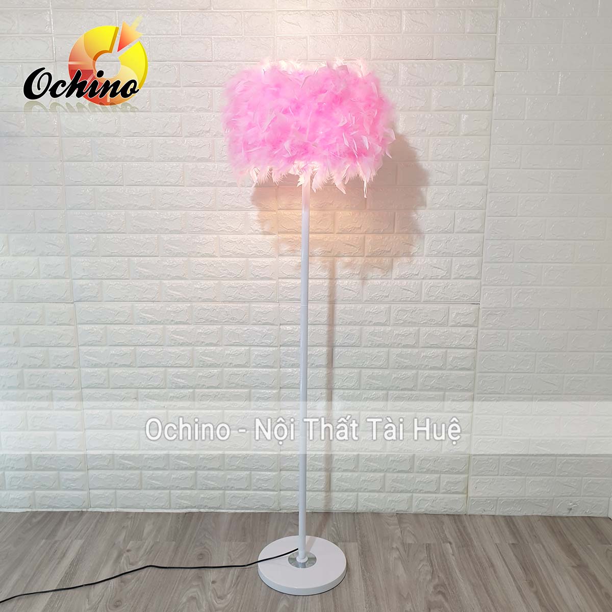 (FREE SHIP) Đèn Cây lông Vũ, Đèn Trang Trí, Đèn Lông Vũ Cao Để Phòng Ngủ Và Chụp Hình