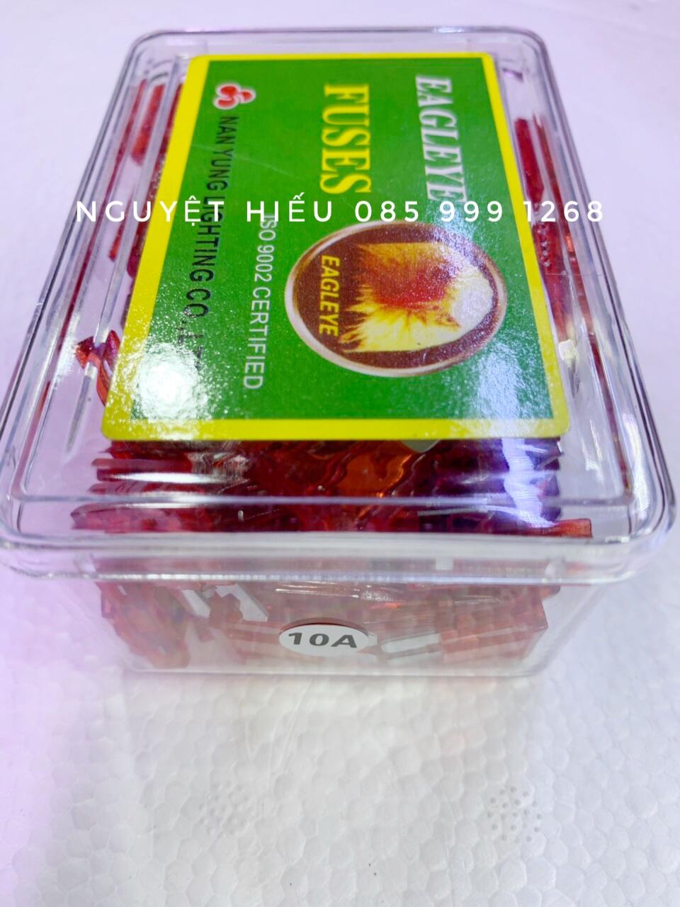 100 chiếc cầu chì 10A chân to dùng cho oto