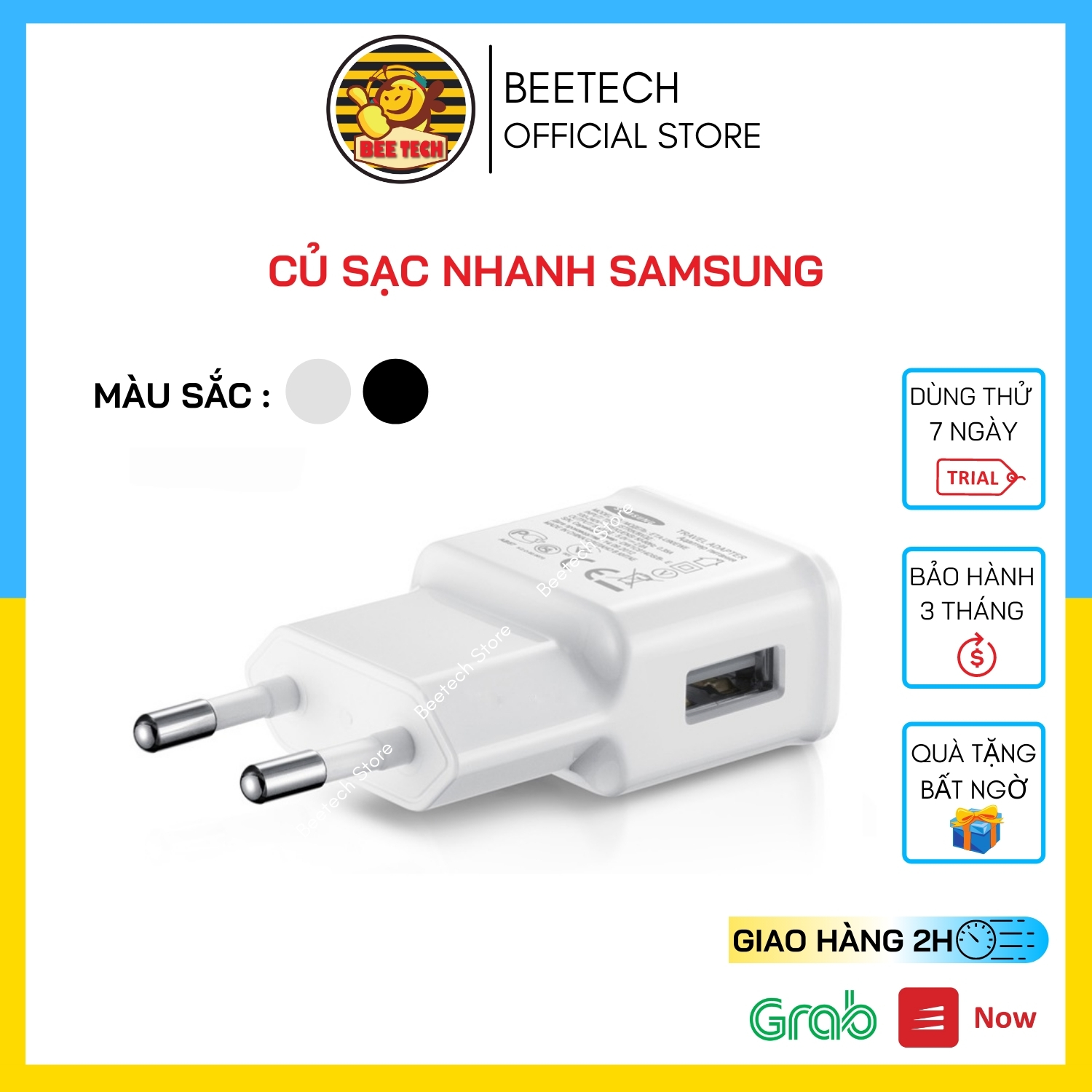Củ sạc nhanh Samsung Quick Charge 3.0 - Beetech