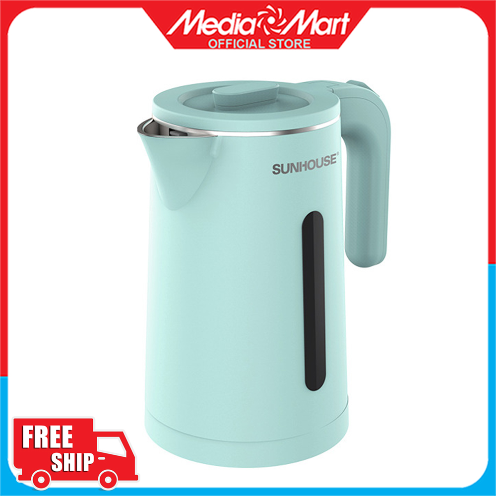 Bình siêu tốc inox 2 lớp 1,8l sunhouse shd1351