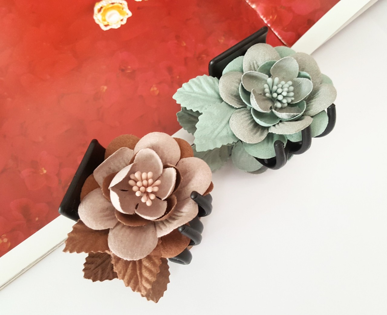 (GIÁ SỈ) KẸP TÓC CÀNG CUA HOA 01