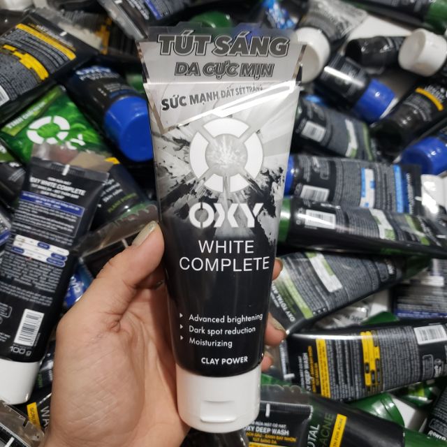 [HCM]Kem rửa OXY White Complete - mặt tút sáng da mờ thâm sạm giảm thô ráp 100ml