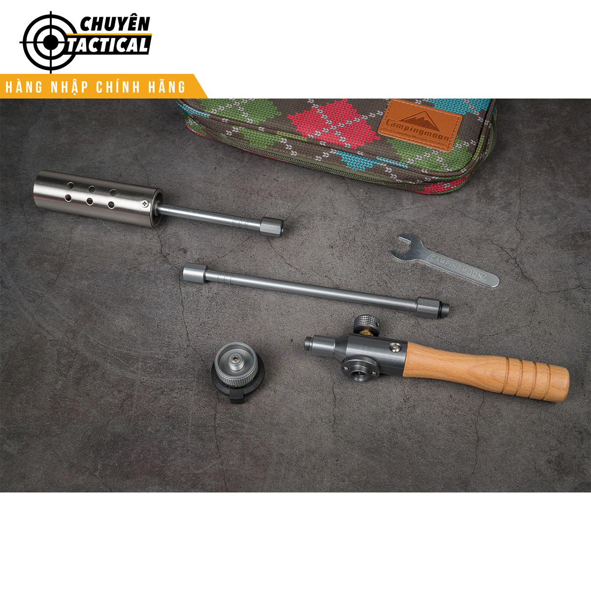 Đèn khò nhóm lửa campingmoon MT-3955 (gas mini - gas butan)