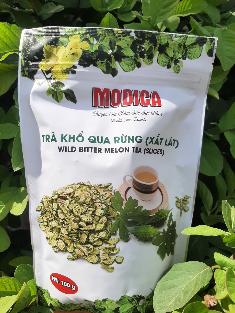 Trà khổ qua rừng xắt lát MODICA 100g