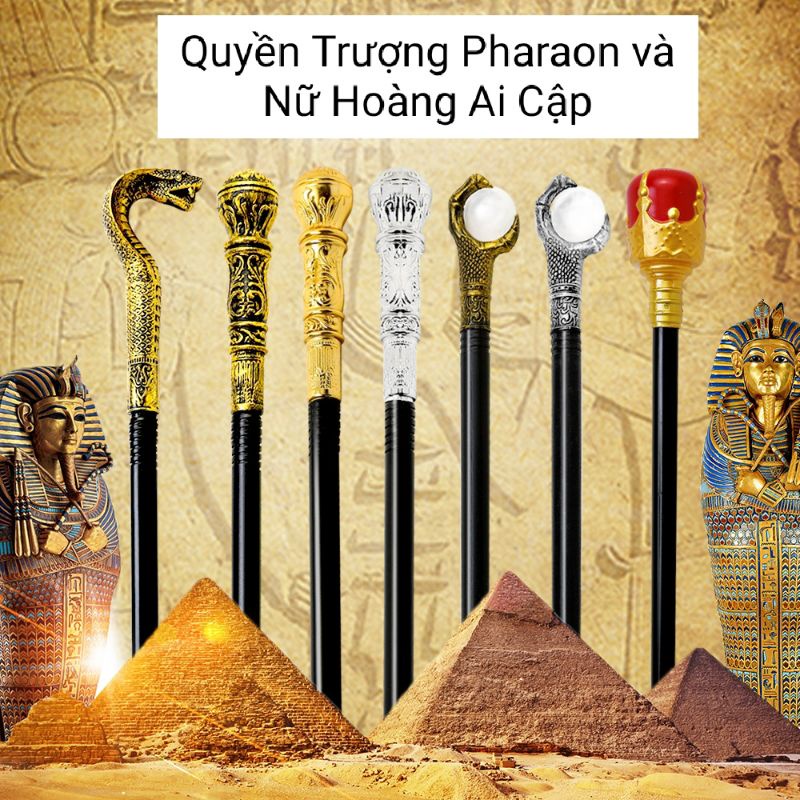 Cây quyền trượng của vua, cây quyền trượng của nữ hoàng nhiều mẫu mã và màu sắc