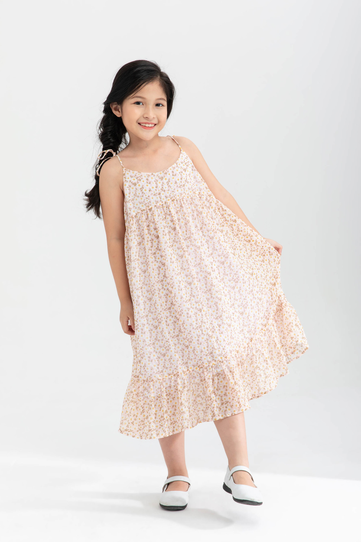 Đầm bé gái hoa nhí ivy moda ms 41g1268