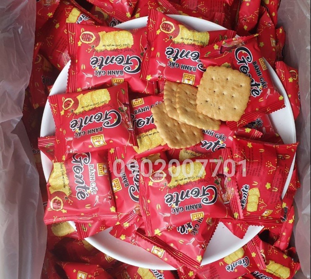 1 kg bánh quy gấc mè dừa đức hưng thơm ngon -đồ ăn vặt-tết -bánh mứt tết