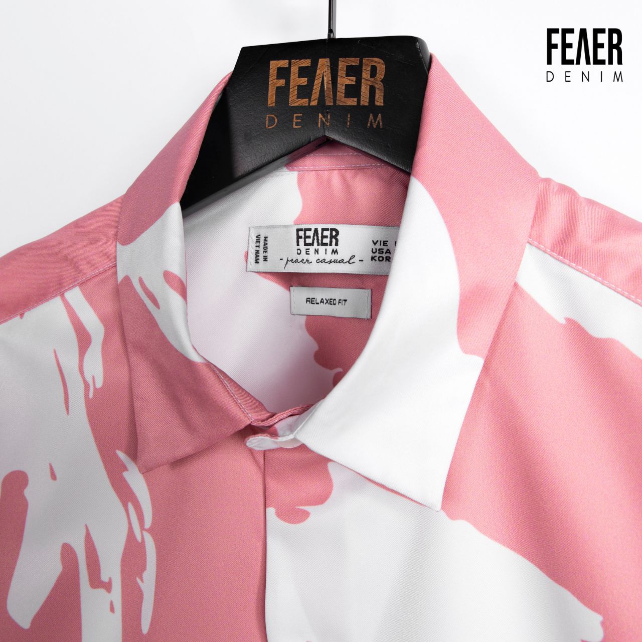 Áo sơ mi FEAER DENIM chất thoáng khí nhẹ lụa STRACT