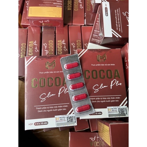 [Chính Hãng] Cocoa Slim Plus Giảm Cân Siêu Mạnh Dạng Lọ
