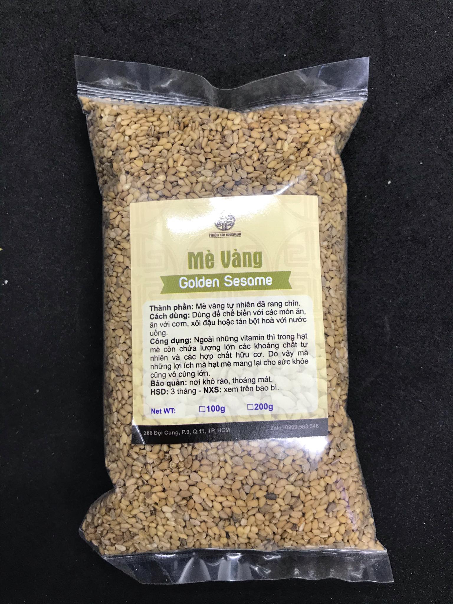 Mè Vàng Rang 100g