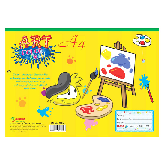 Sổ vẽ sketchbook A4 gáy dán