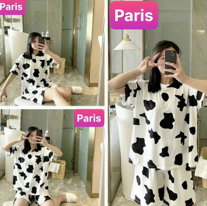 SET BỘ ĐỒ NỮ BÒ SỮA SANG CHẢNH HOT TREND - PHỐI QUẦN ĐÙI BÒ SỮA MẶC ĐI CHƠI ĐI LÀM ĐỀU ĐƯỢC - PARIS FASHION