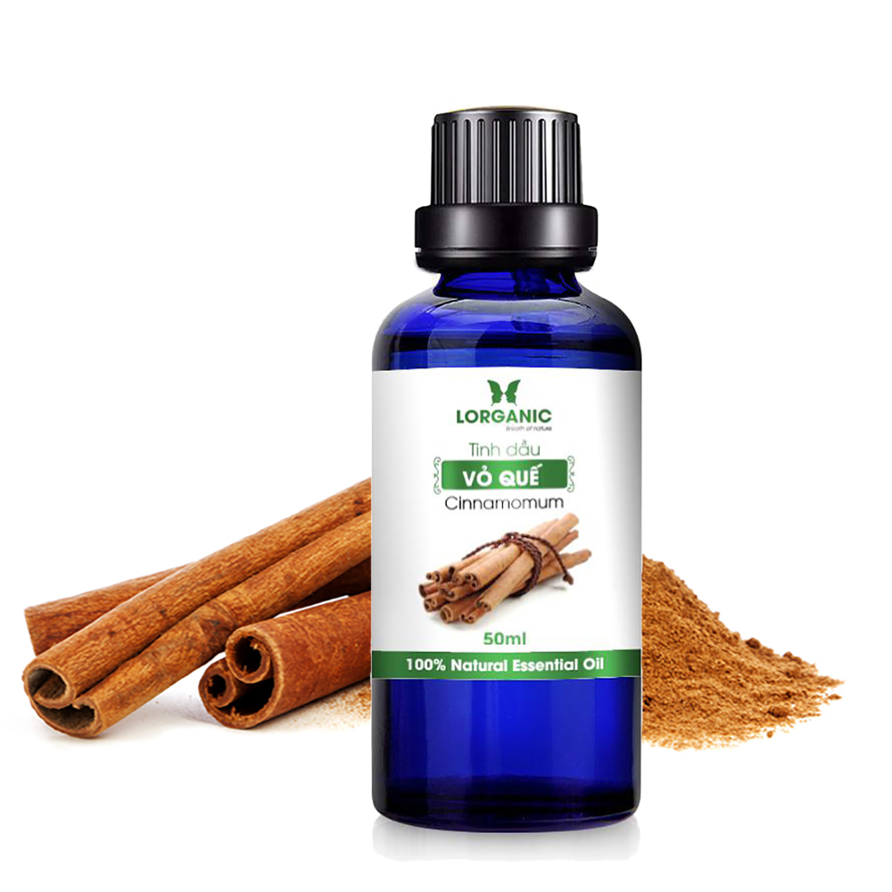 [HCM]Tinh Dầu Vỏ Quế Nguyên Chất Lorganic LGN0001 (10ml, 50ml)