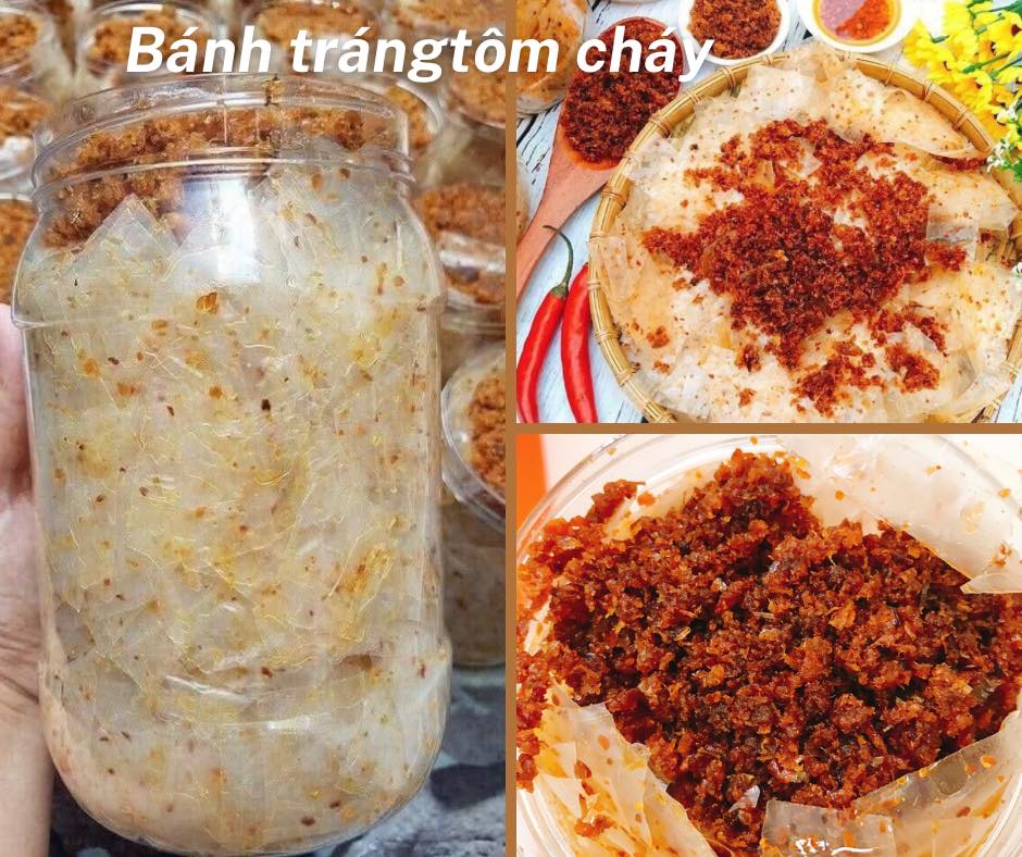 Bánh tráng tỏi tôm