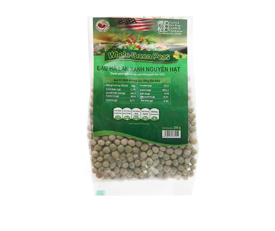 Đậu Hà Lan xanh nguyên hạt Dry Pea