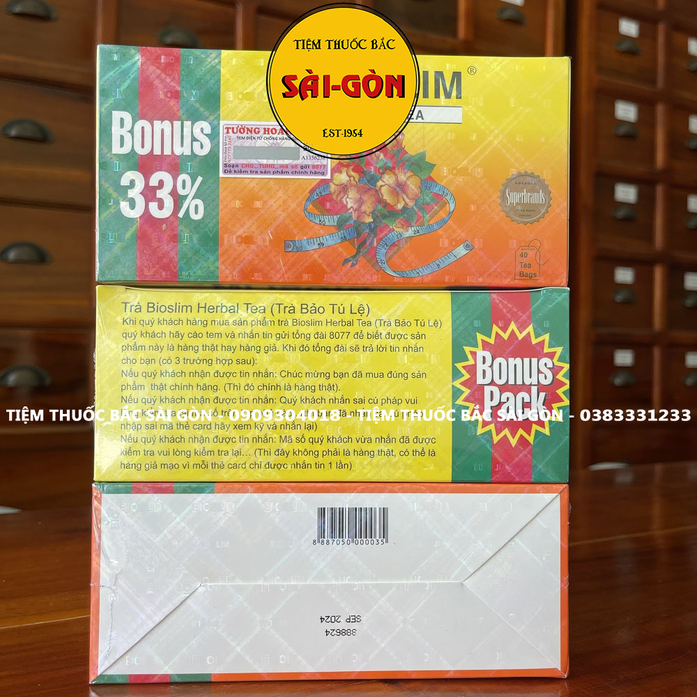 Trà Giảm Cân Bảo Tú Lệ Hộp 40 túi