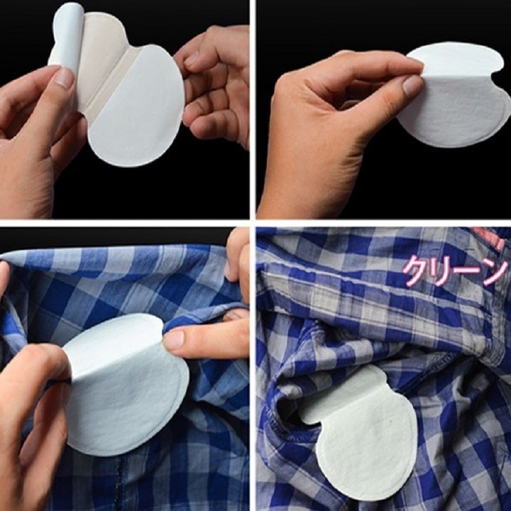 Sét 40 miếng dán chống mồ hôi nách, Mếng hút mồ hôi nách, Miếng lót thấm mồ hôi nách , thấm hút tốt, có hương thơm, tiện dụng dùng 1 lần