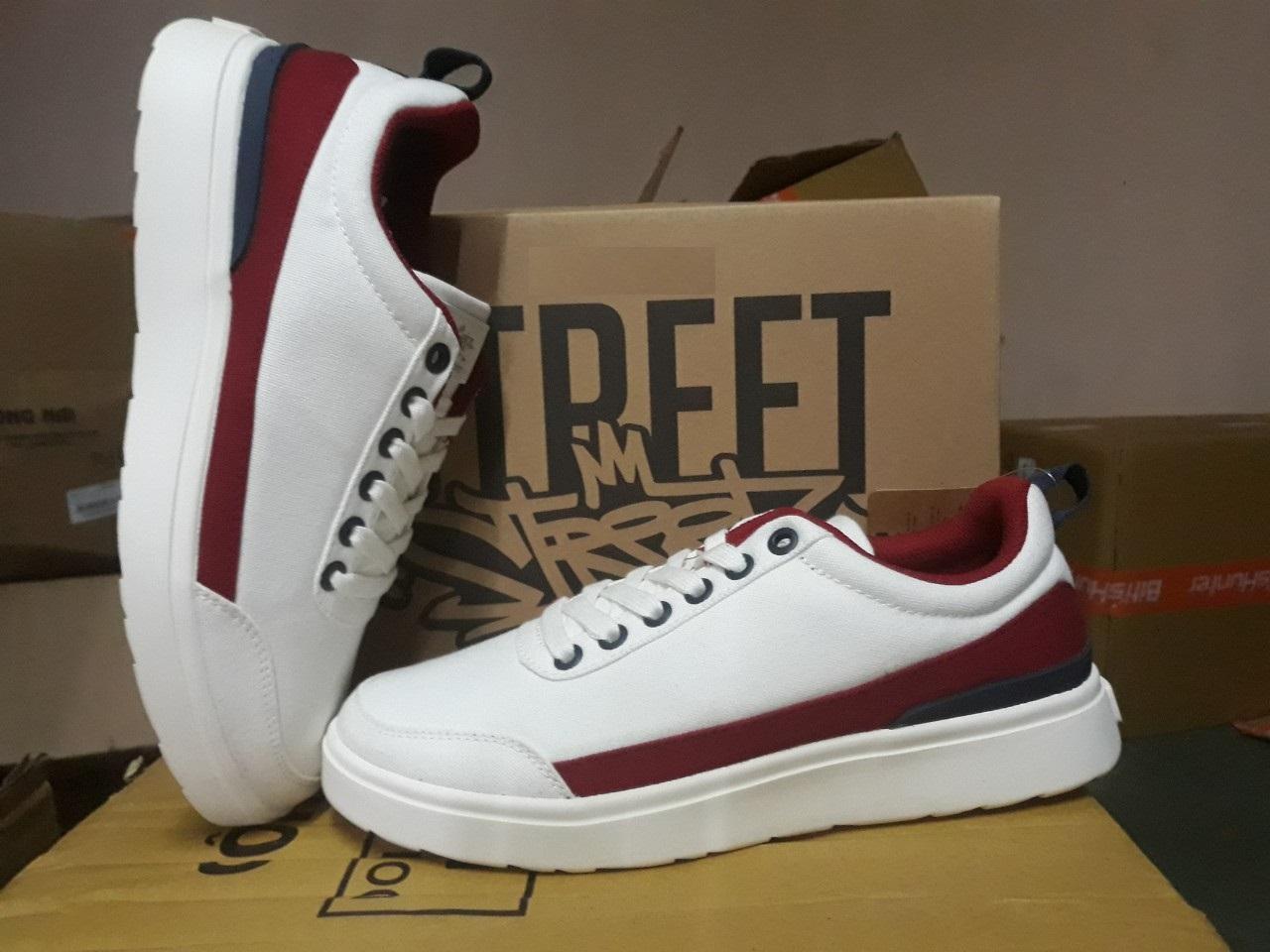 Giày Sneaker Nữ Bitis Hunter Street Double Stripes DSWH01300DOO (Đỏ)