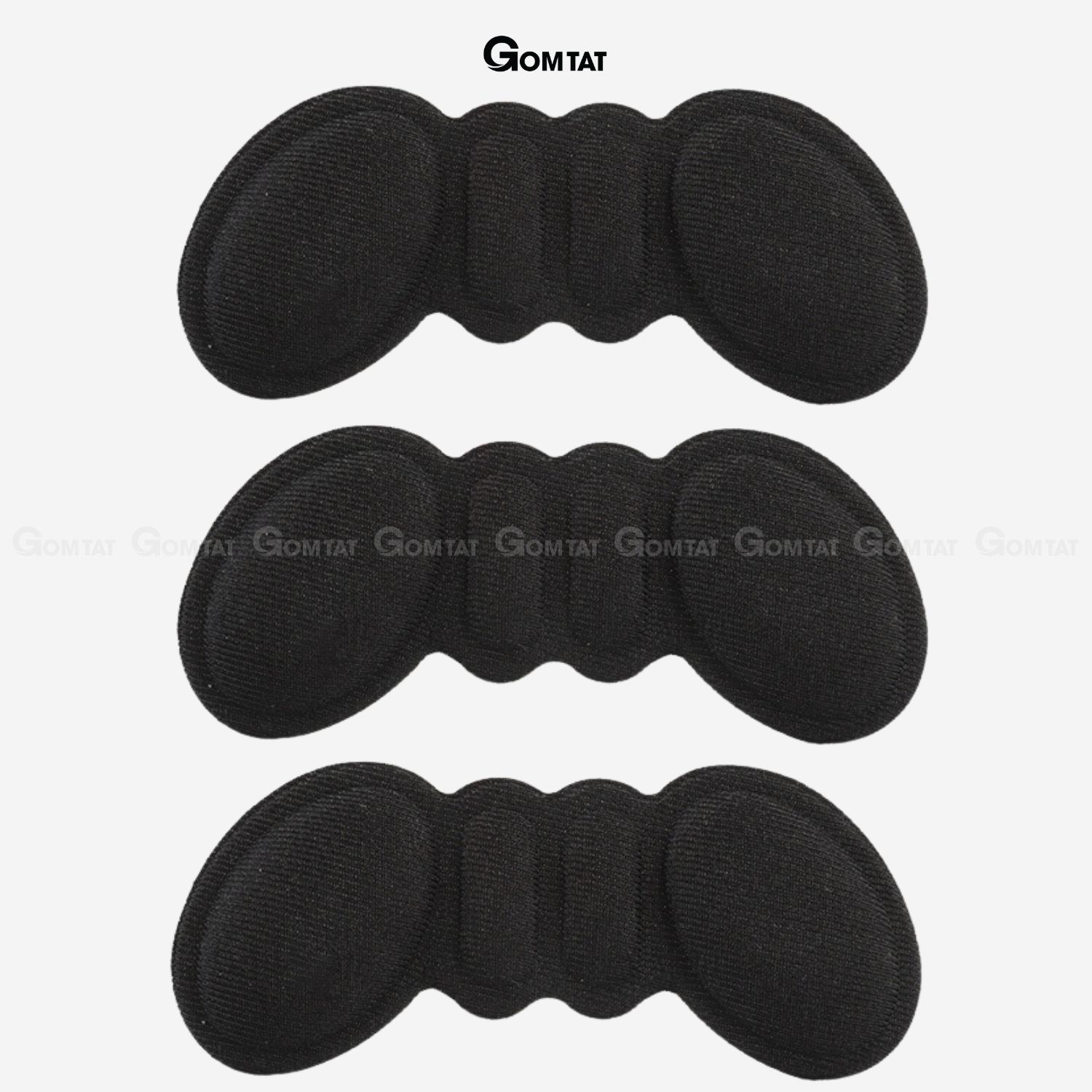 Miếng lót giày dán gót GOMTAT, đệm dày dặn êm chân, chất liệu cotton khử mùi kháng khuẩn - GOT-MAO-9002