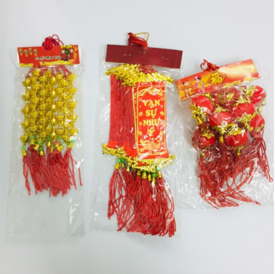 Combo sỉ 100 dây treo, liễng trang trí tết 2024