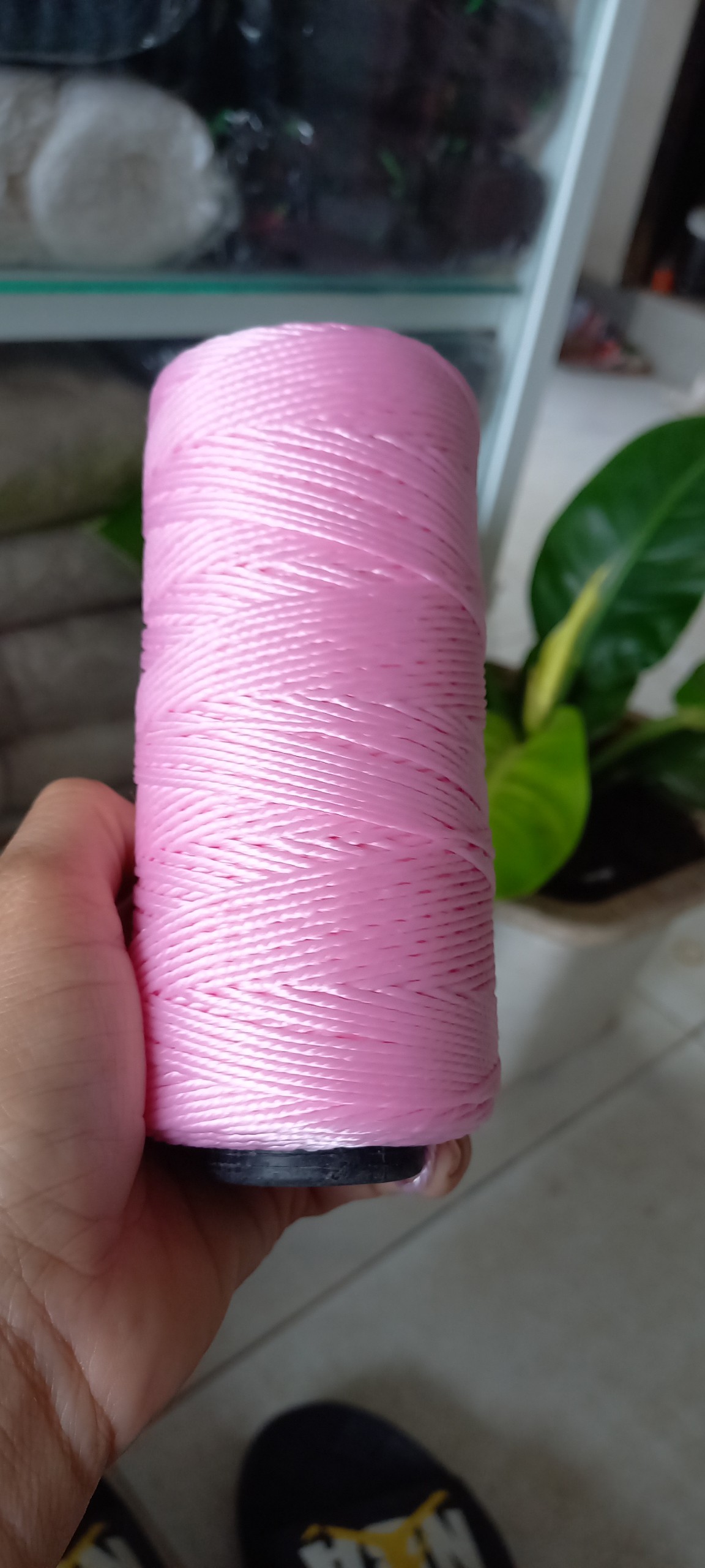 Sợi thô móc túi xách, nón, giày dép màu 7