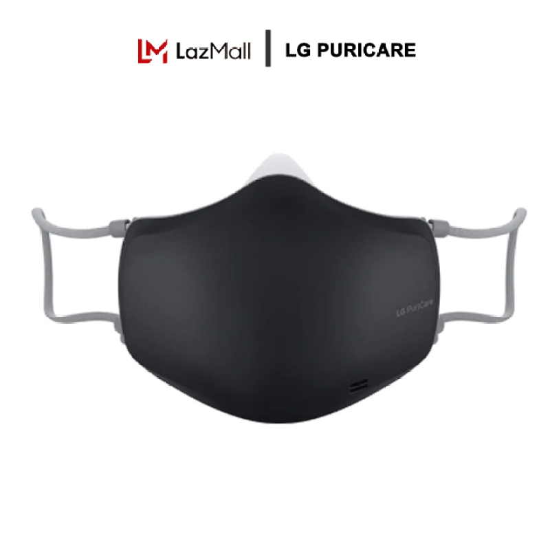 Khẩu trang lọc khí LG Puricare Mask thế hệ 2 (màu đen) AP551ABFA Nhập khẩu Hàn quốc - lọc bụi mịn 2.5 PM - Chính Hãng