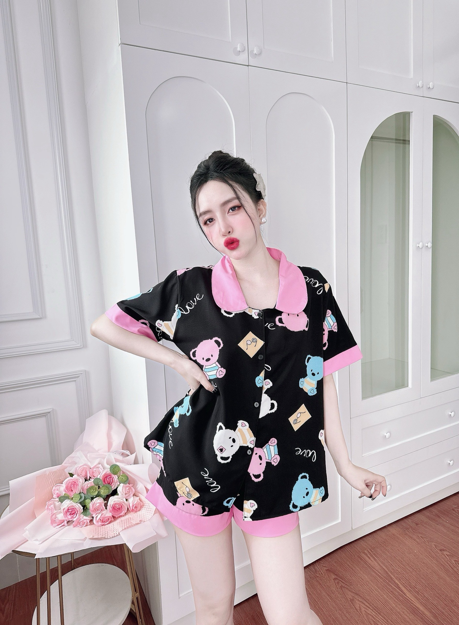 Đồ Bộ Ngủ Nữ Đùi Lụa Nhật Bigsize 50-100kg Mặc Nhà