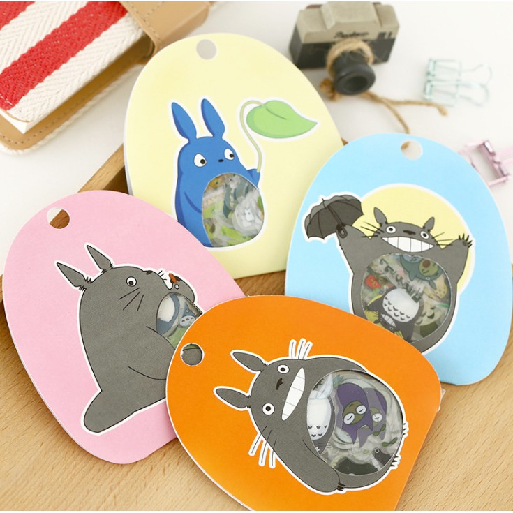 [HCM]32 Miếng Sticker Dán Trang Trí Totoro
