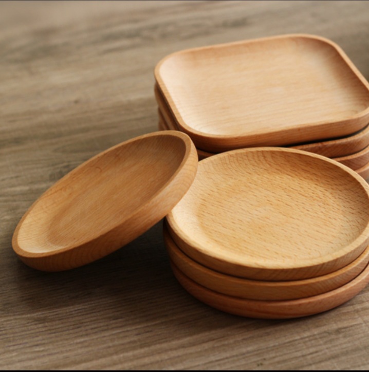 khay đĩa gỗ beech và gỗ xà cừ Cao Cấp