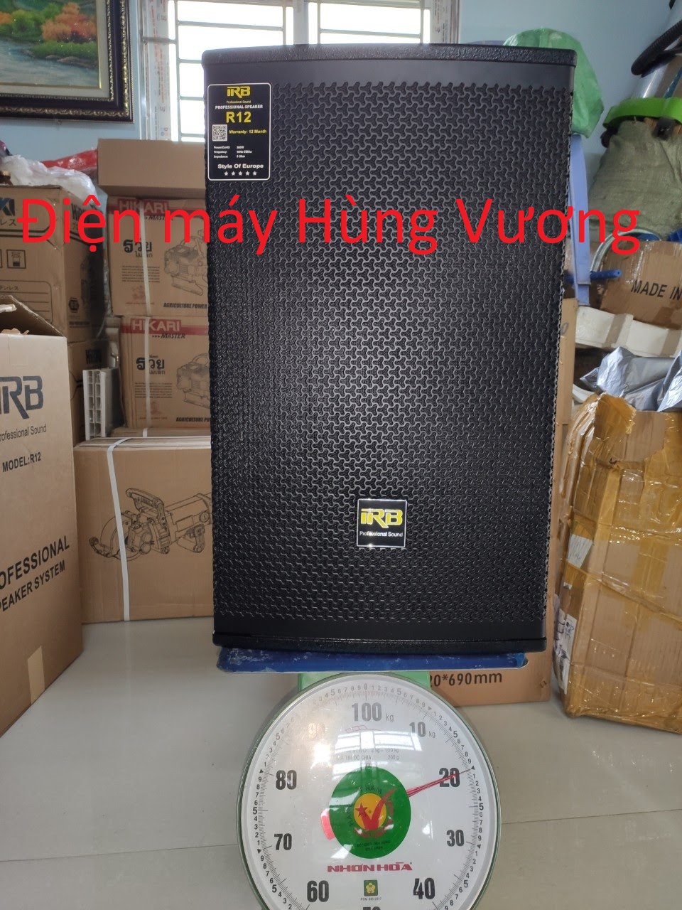 Một đôi loa đứng karaoke irb r-12, bass 30, 8 ôm, 300 w .