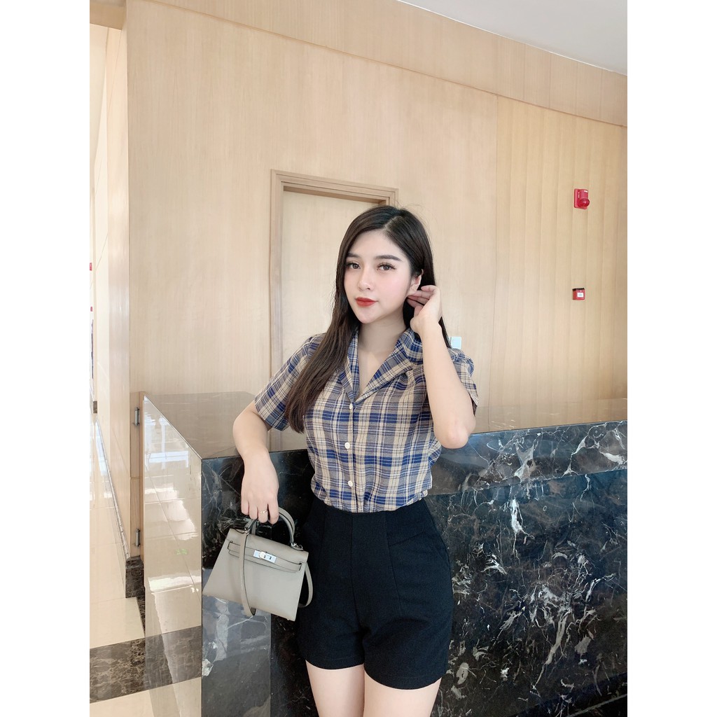 Áo Sơ Mi Caro Thời Trang nữ