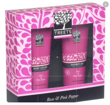Bộ quà tặng Treets Rose & Pink Pepper