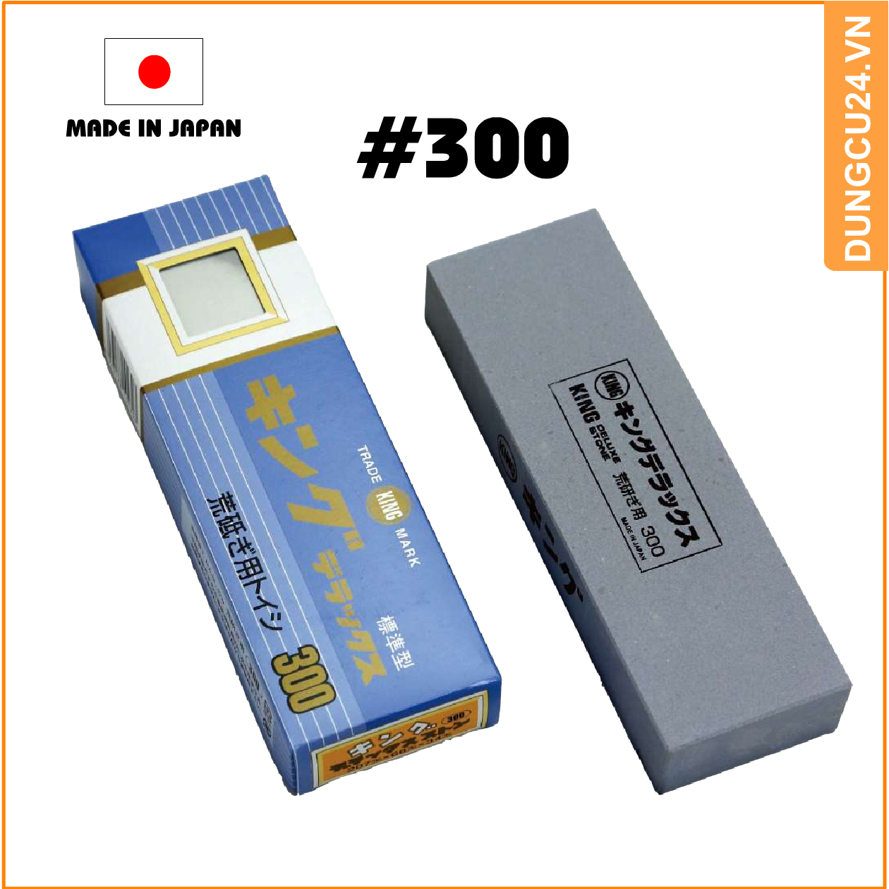 [made in Japan] Đá mài dao KING #300 Nhật Bản