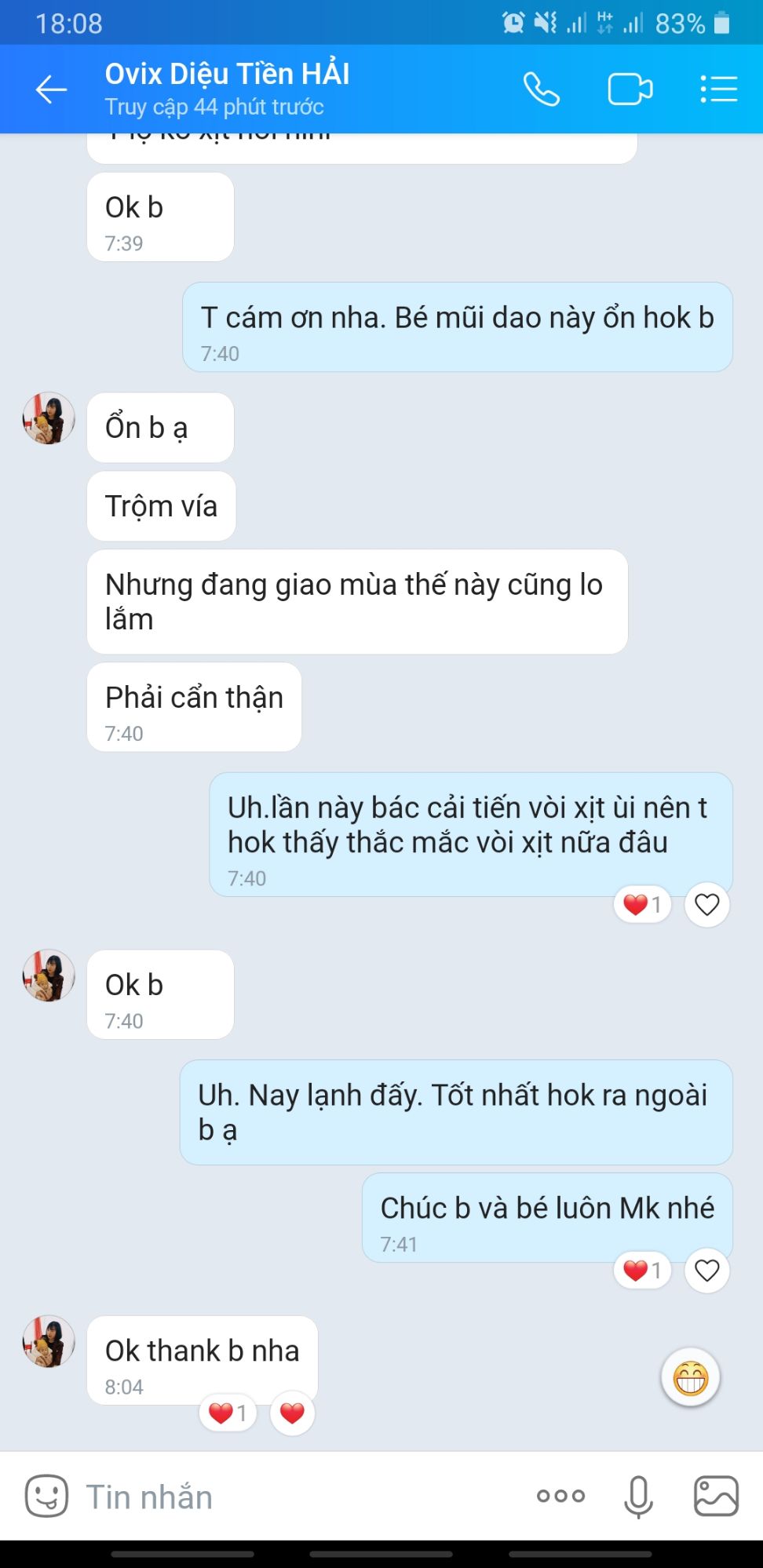 Combo 2 Ovix Baby DD VS mũi 20ml