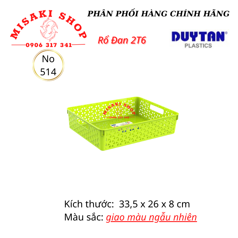 [HCM]Combo 05 Rổ Đan 2T6 DT514 Duy Tân | MISAKISHOP