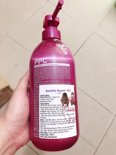 [HCM]Kem ủ tóc phục hồi hư tổn PPC Keratin 750ml ( chính hãng)