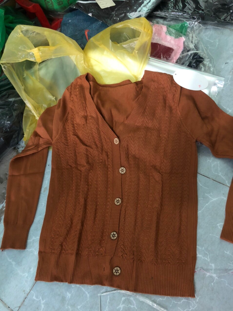 [HCM]Áo len tuyết cổ tim