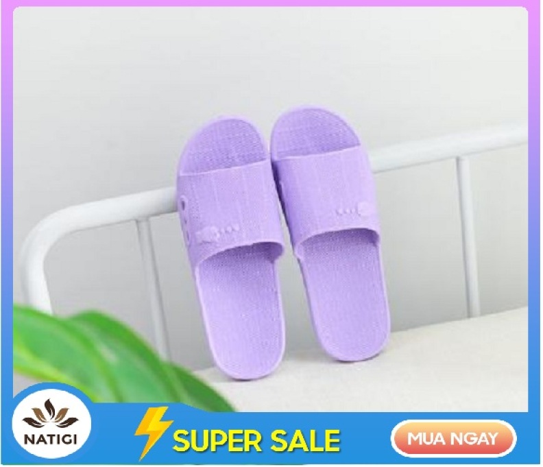 Dép lê xốp nam nữ đi (mang) trong nhà, văn phòng, nhà tắm chất liệu nhựa đúc nguyên khối siêu nhẹ, chống trơn DVS04 giá rẻ
