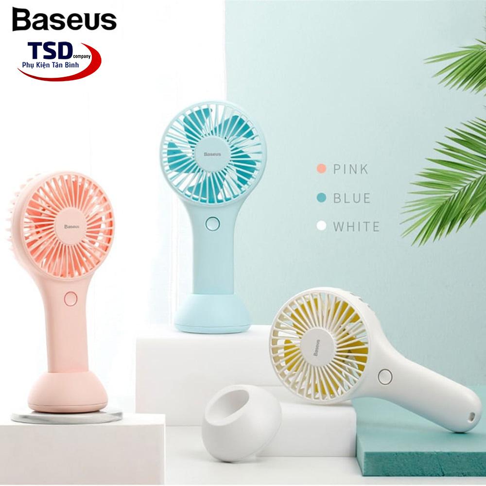 >> SO SÁNH GIÁ QUẠT MINI ĐỂ BÀN 4 CHẾ ĐỘ LÀM MÁT HIỆU BASEUS BENKS - HÀNG CHÍNH HÃNG | Shopee Lazada Sendo Tiki | Nên mua ở đâu rẻ nhất 140 Quạt Mini Cầm Tay Baseus Bingo 3 Chế Độ Làm Mát, Pin 1800mAh Kèm Chân Đế Để Bàn