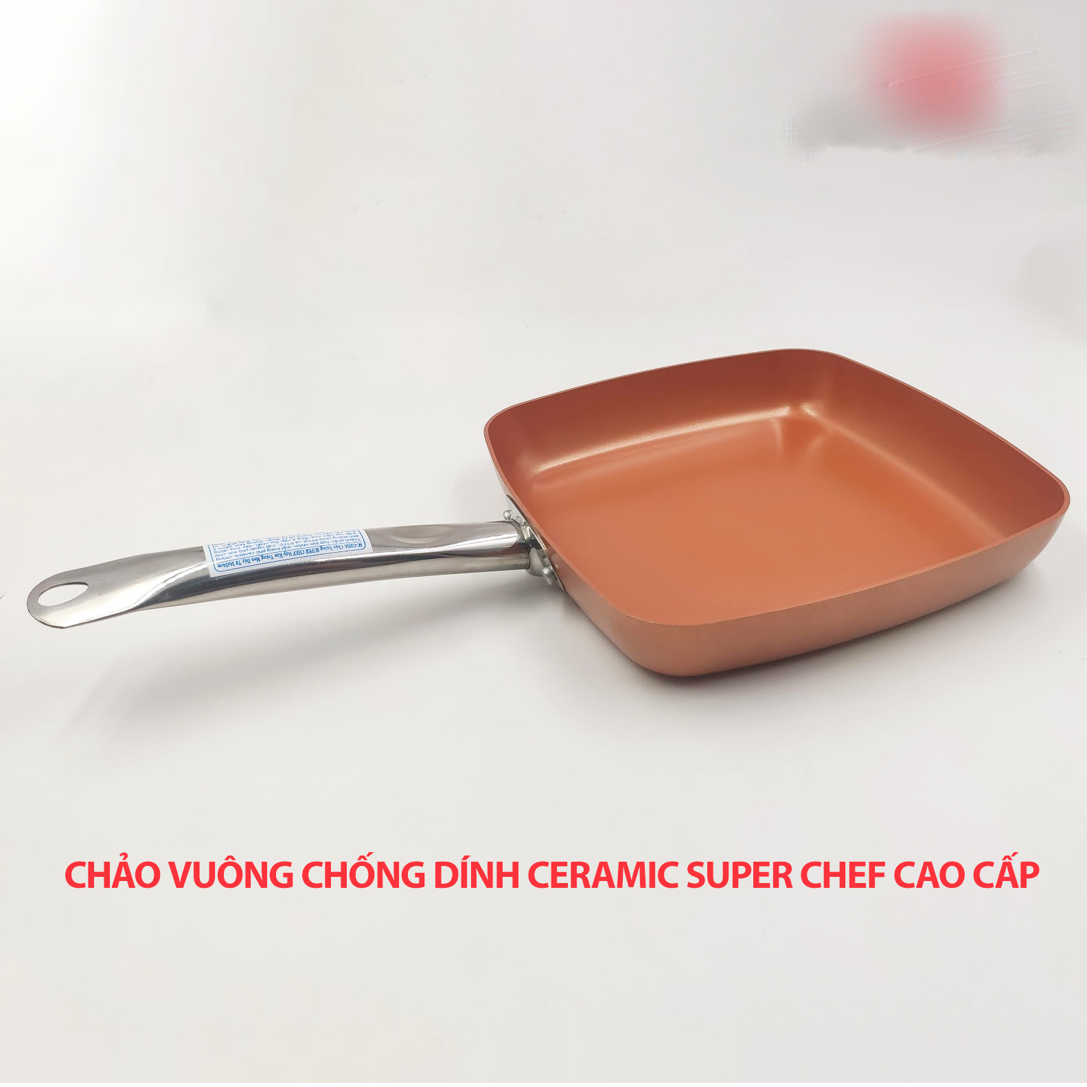 Chảo Vuông chống dính cao cấp hàng xuất Nhật Bản, Hợp kim tráng men đáy từ 20cm, 24cm SC_G2020, SC_G2024