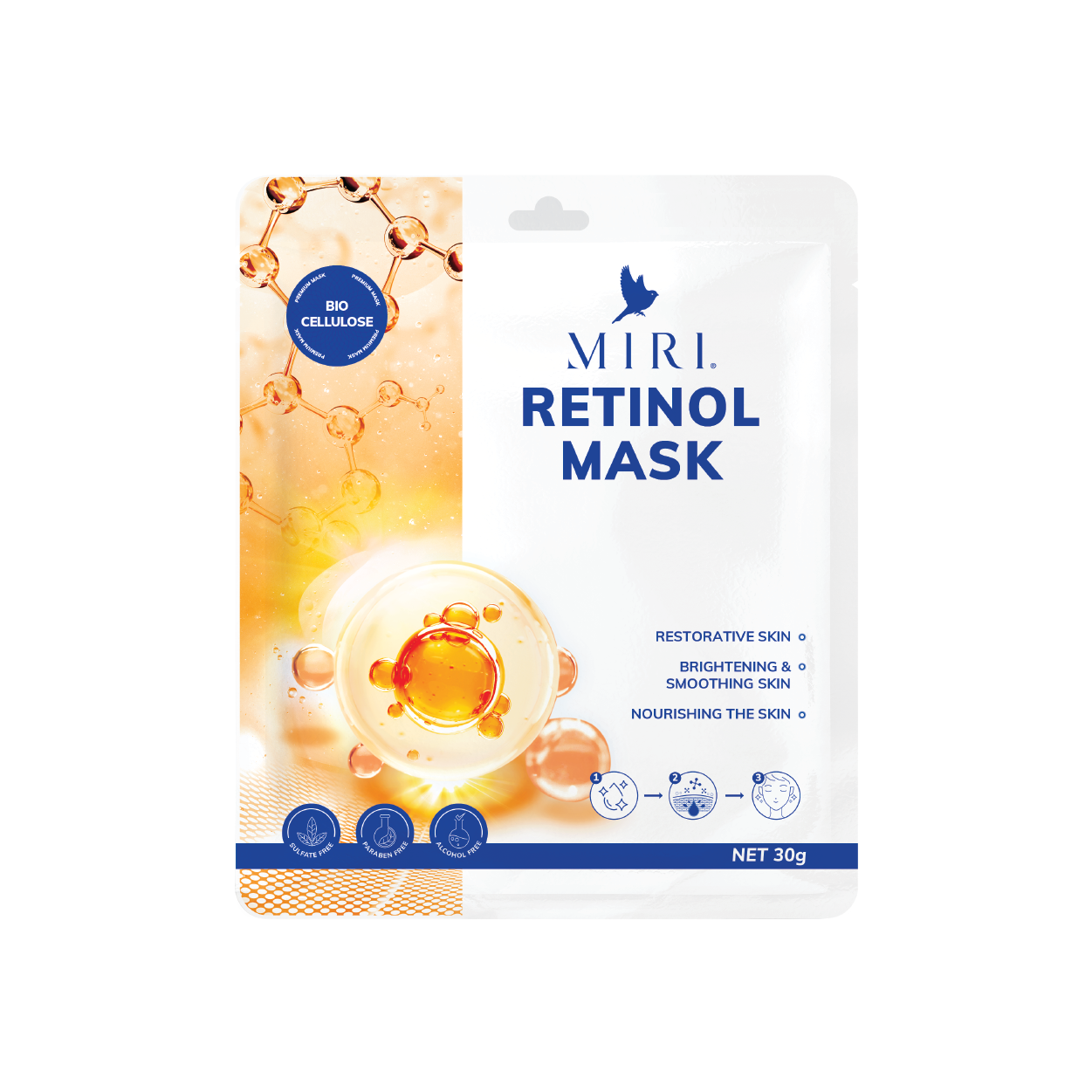 Mặt Nạ Chống Lão Hóa - Retinol Mask MIRI (30gr)