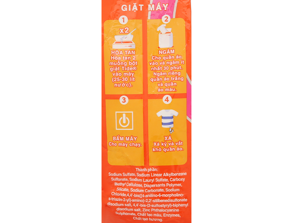 [HCM]Bột giặt Tide trắng đột phá hương Downy 5kg