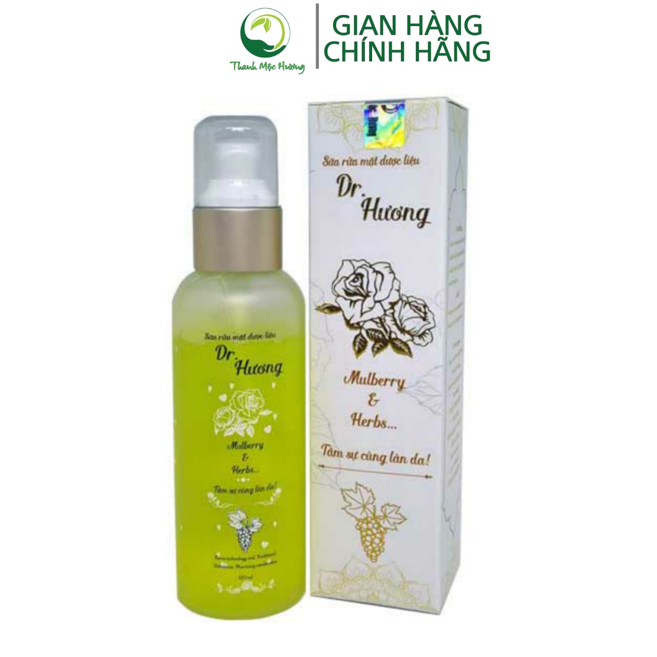[New] Sữa rửa mặt Dr Hương Thanh Mộc Hương 120ml