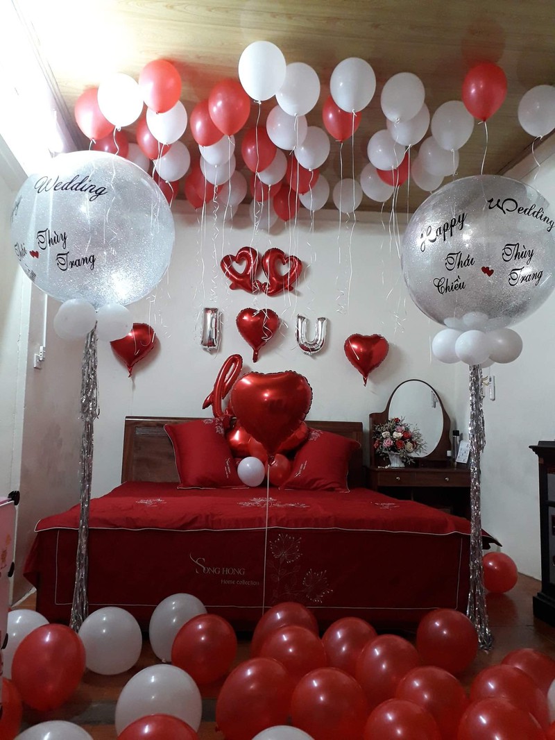 combo khách đặt bóng trang trí