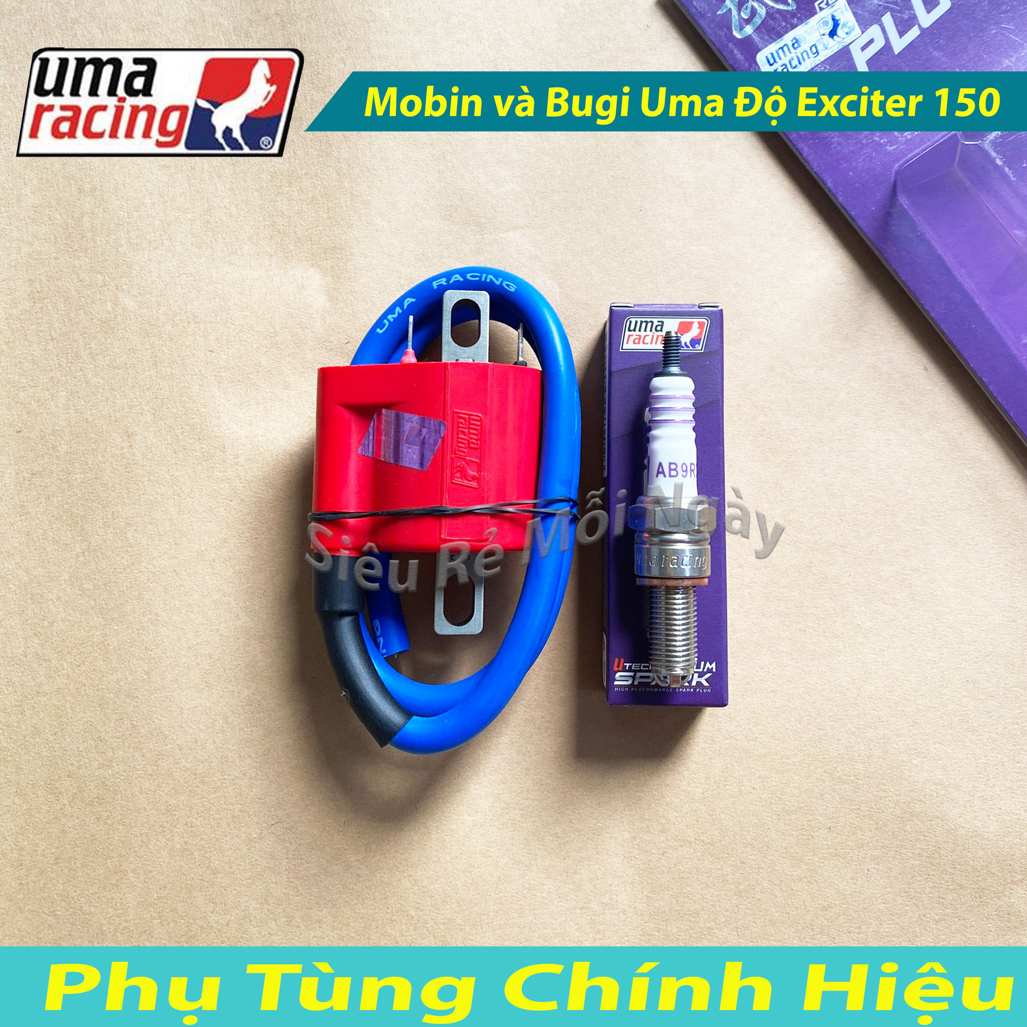 Combo Mobin sườn Fi và Bugi Uma Độ Exciter 150, Satria, Raider Fi, NVX